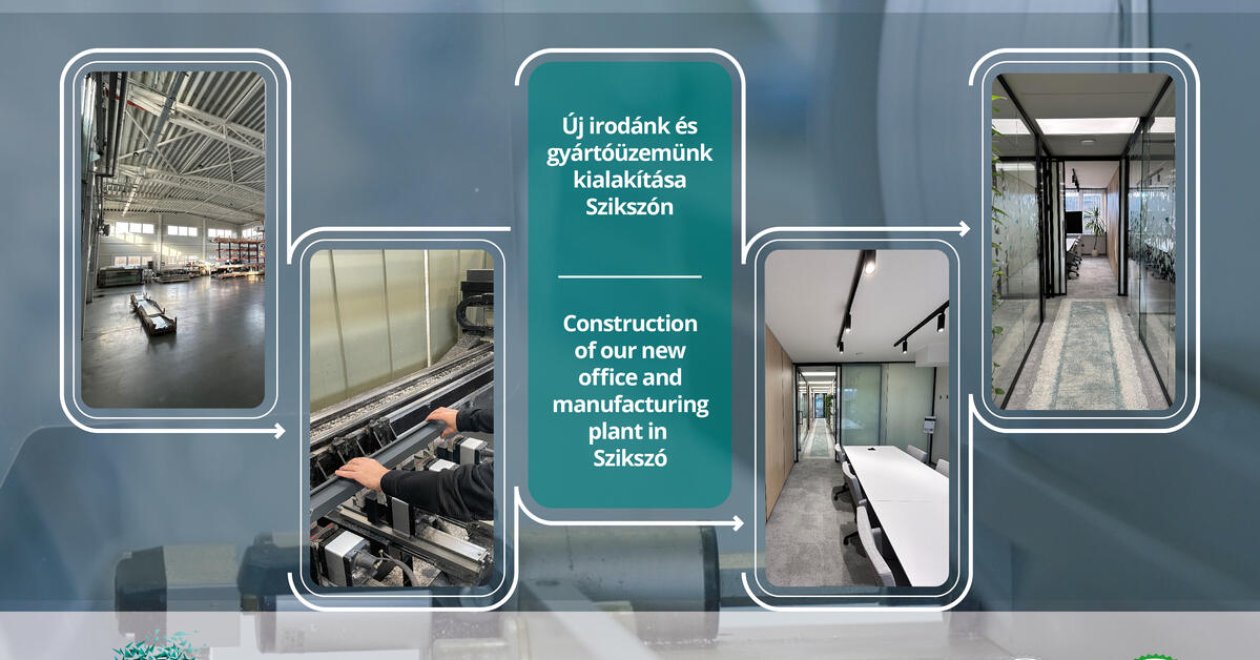 Highlights of 2024: 4. Construction of our new office and manufacturing plant in Szikszó
