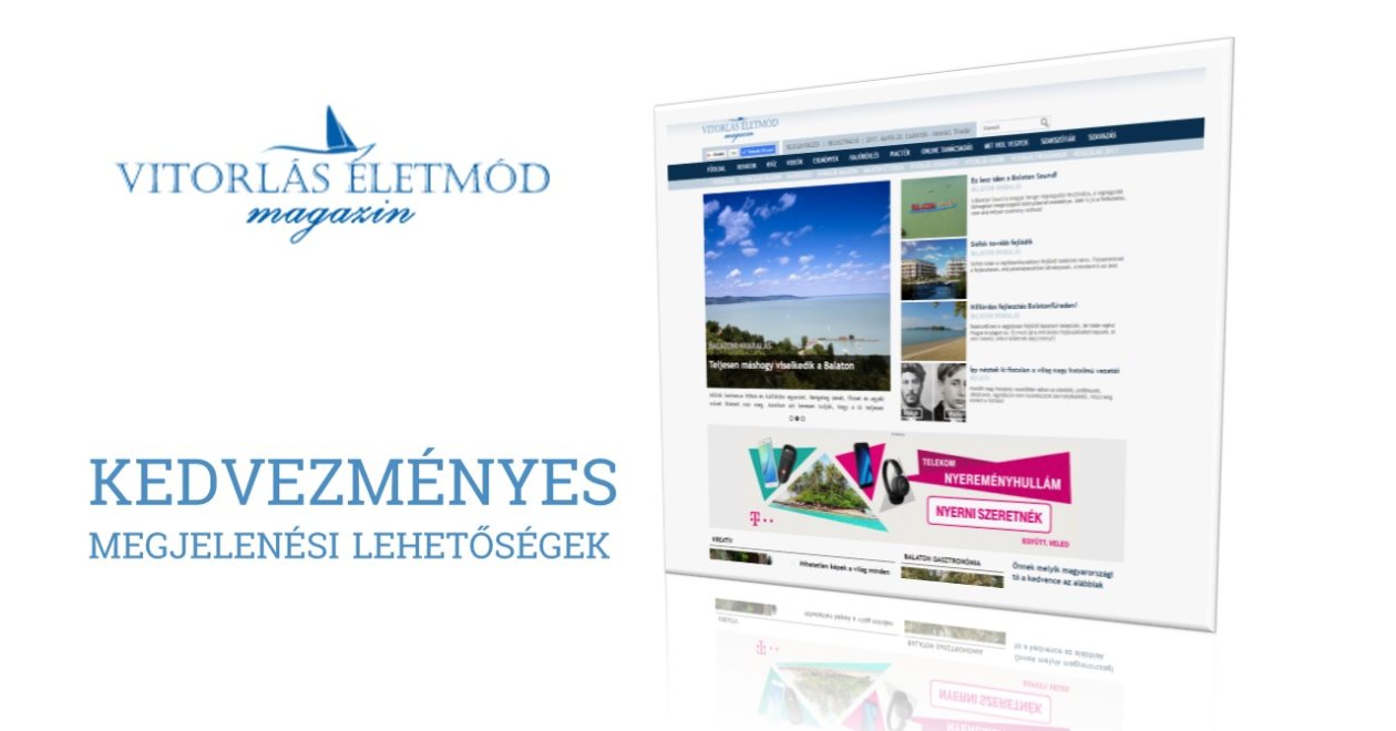 Kiadó hirdetői felületetek a Vitorlazas.hu-n