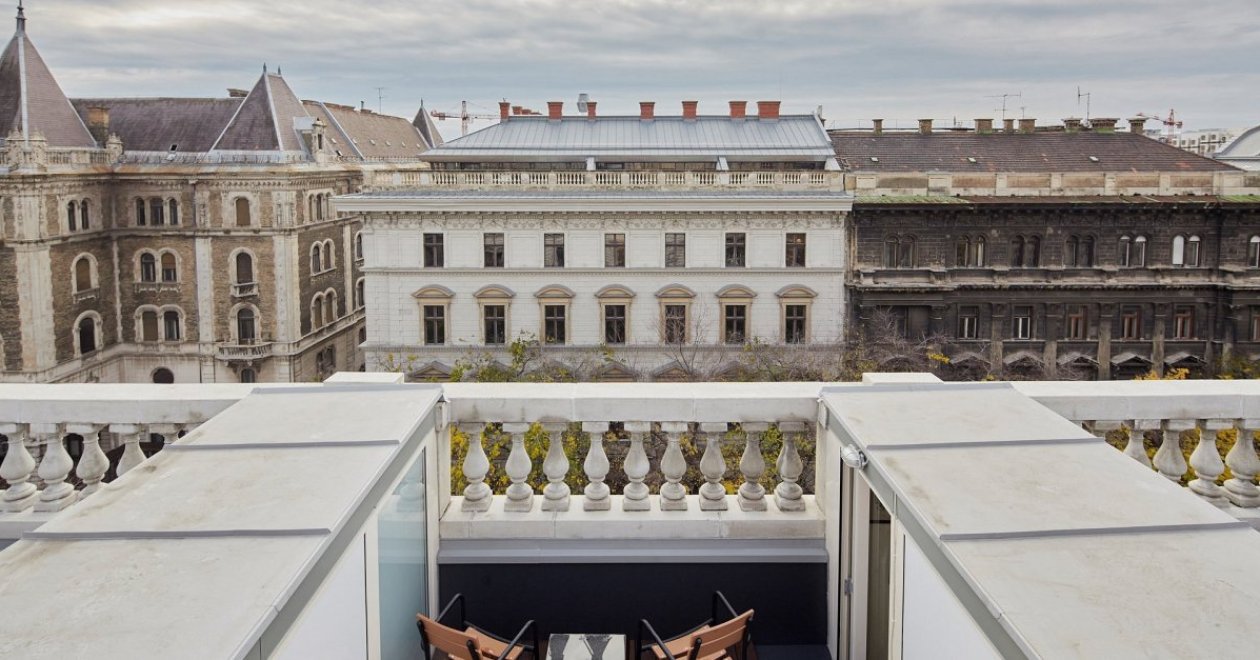 Budapest tourism from a hotel that’s part of the city